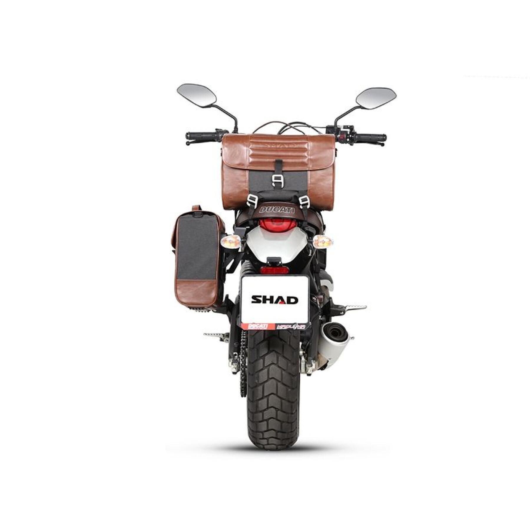 Halter Seitentasche Motorrad Shad SR Serie Café Racer Ducati Scrambler 800 Icon/Classic (15 bis 21)