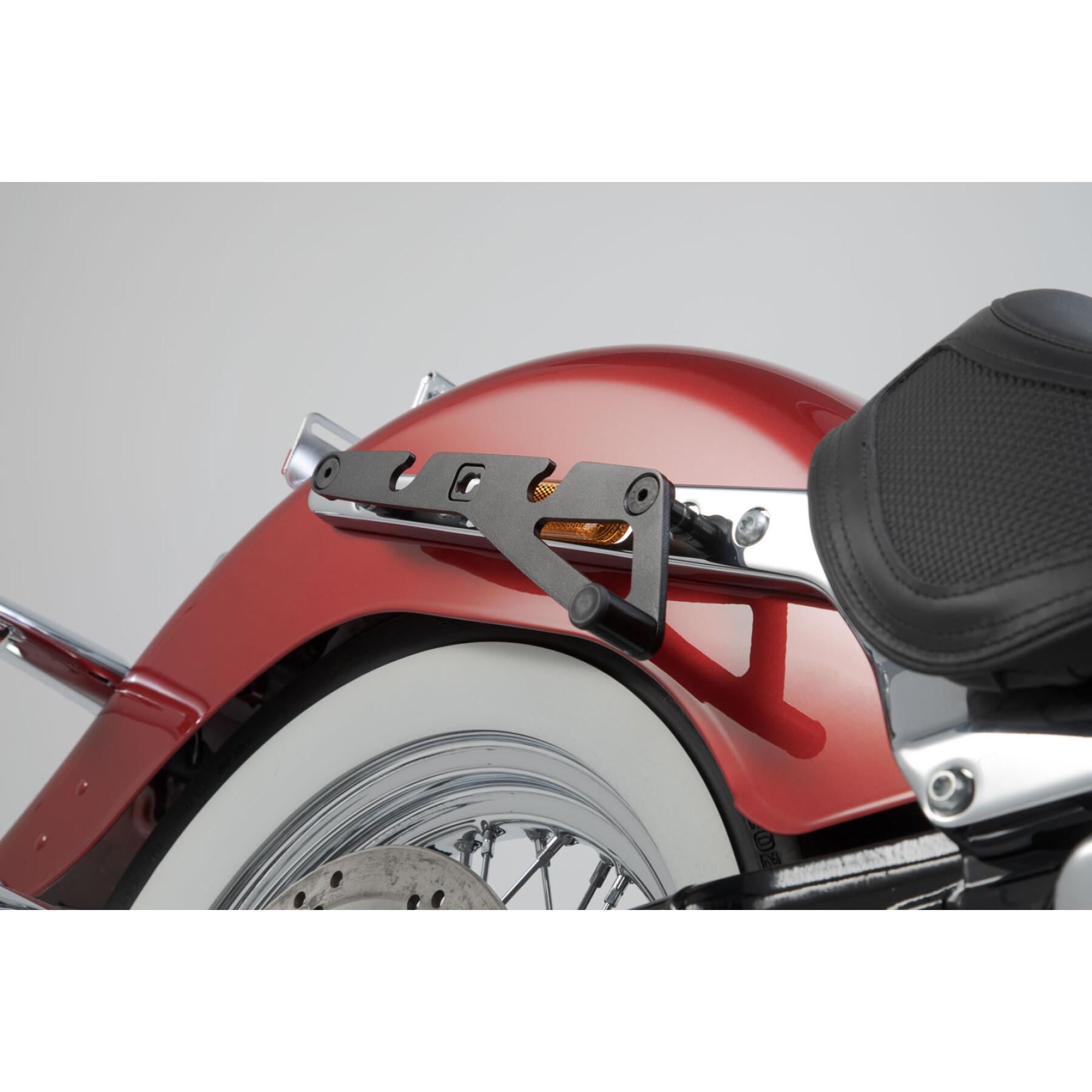 Halterung Seitentasche Motorrad slh SW-Motech Harley-Davidson Softail Deluxe (17-).