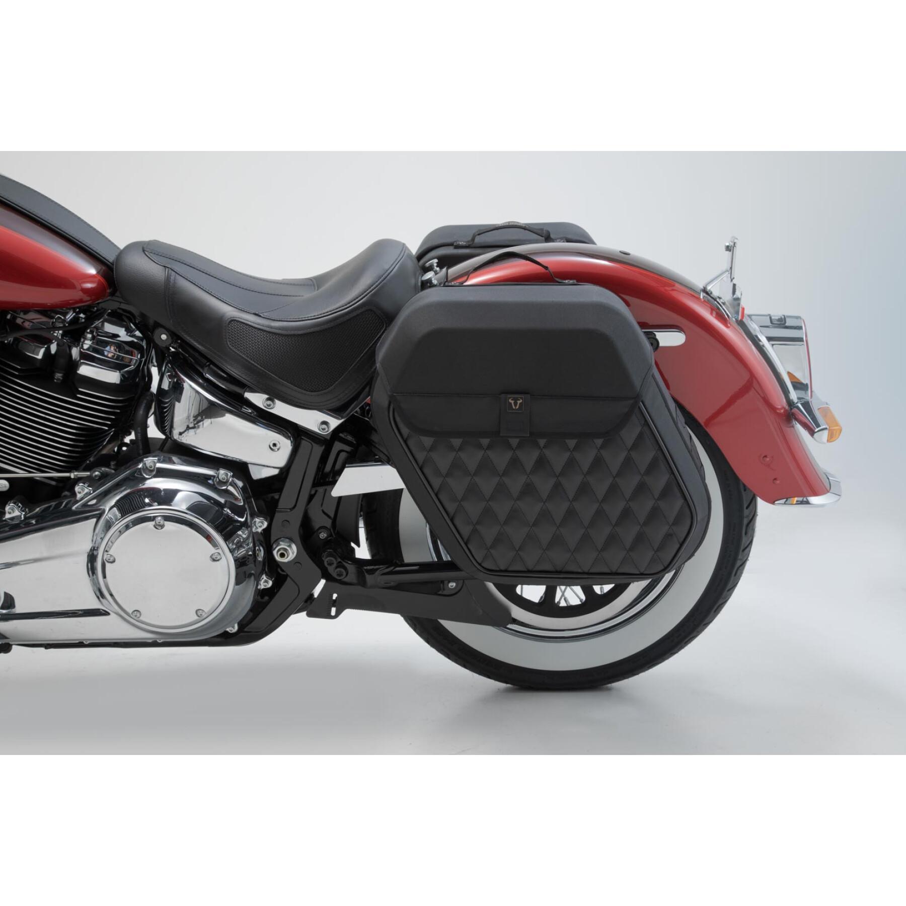 Halterung Seitentasche Motorrad slh SW-Motech Harley-Davidson Softail Deluxe (17-).