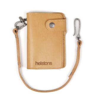 Motorrad-Brieftasche aus Leder Helstons moon wallet + lacet