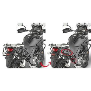 Motorrad-Seitenkofferhalter schnell Givi Monokey Suzuki Dl650 V-Strom (17 À 20)