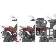 Motorrad-Seitenkofferhalter schnell Givi Pl One Fit Givi Monokey Moto Guzzi V85 Tt (19 À 21)